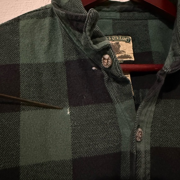 Field & Stream Green and Black Checkered Shirt - Picture 4 of 10